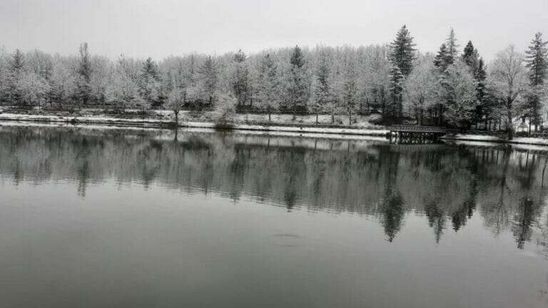 lago andreuccio pescare in inverno